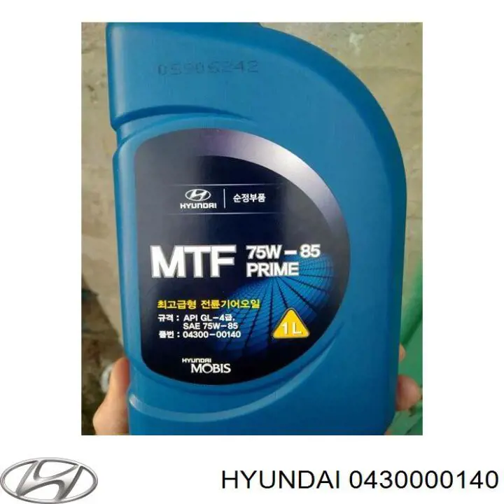 Масло трансмиссионное Hyundai/Kia MTF PRIME 75W-85 GL-4