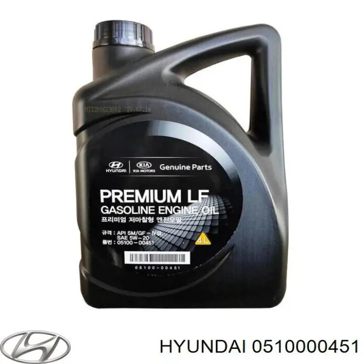 Масло моторное Hyundai/Kia 0510000451