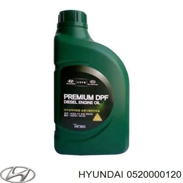 0520000120 HYUNDAI Aceite de motor original y equivalente