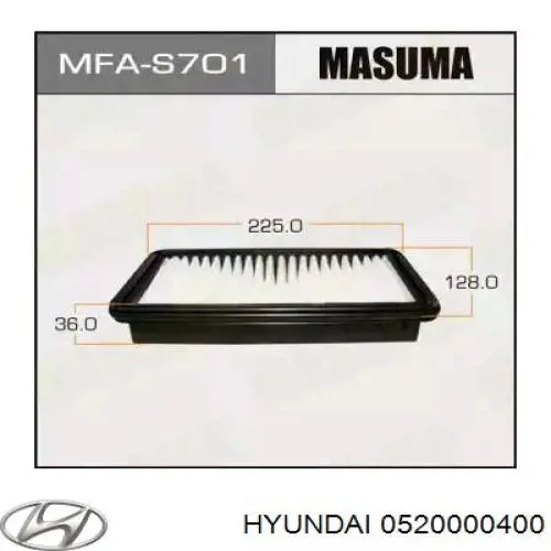 0520000400 Hyundai/Kia Масло двигателя