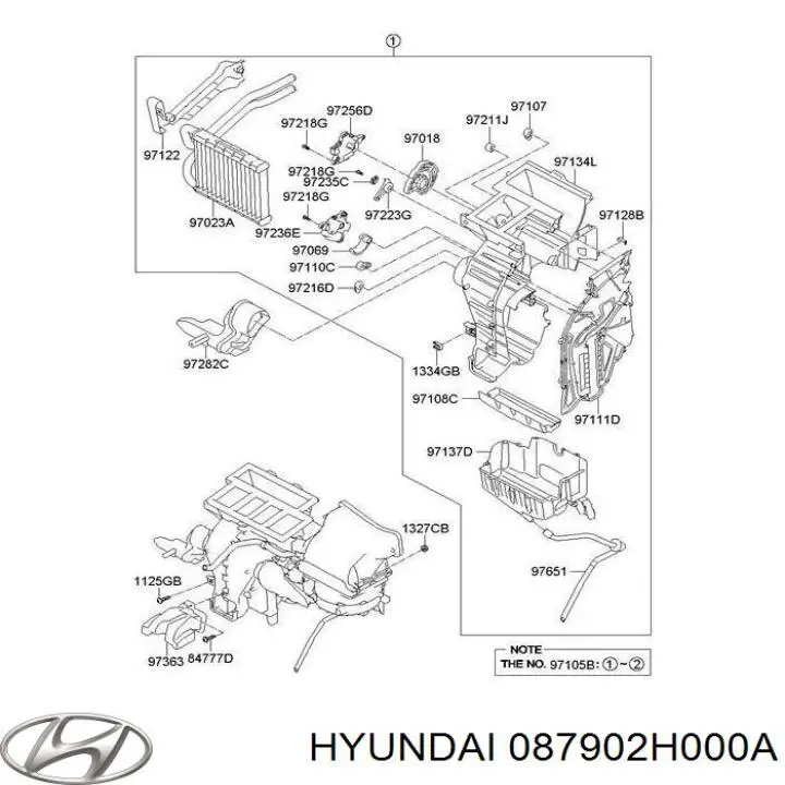 Фильтр салона 087902H000A Hyundai/Kia
