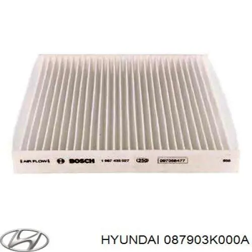 Фильтр воздушный отопителя Hyundai/Kia 087903K000A цена, от 5.47 USD