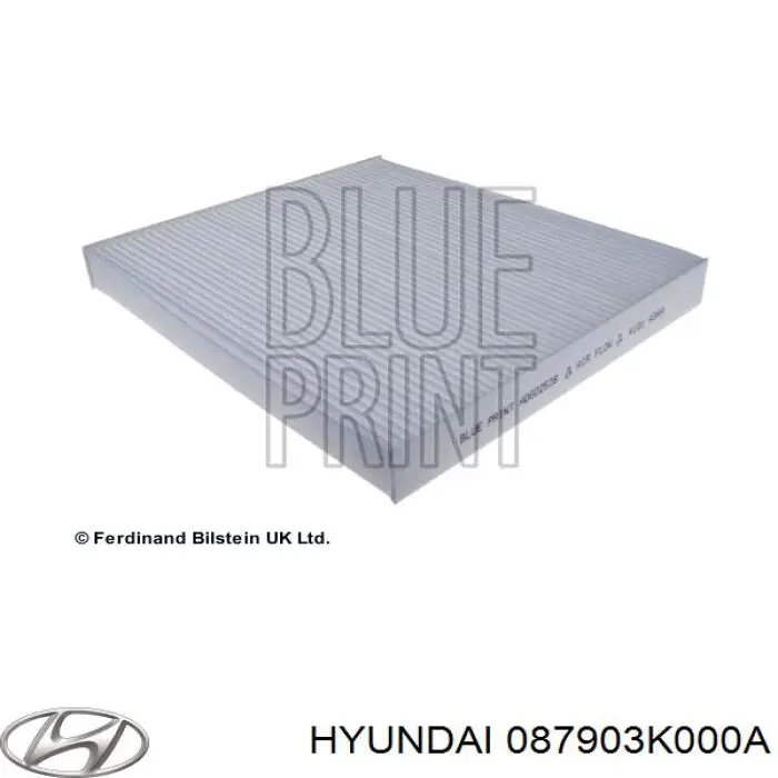 Фильтр салона 087903K000A Hyundai/Kia