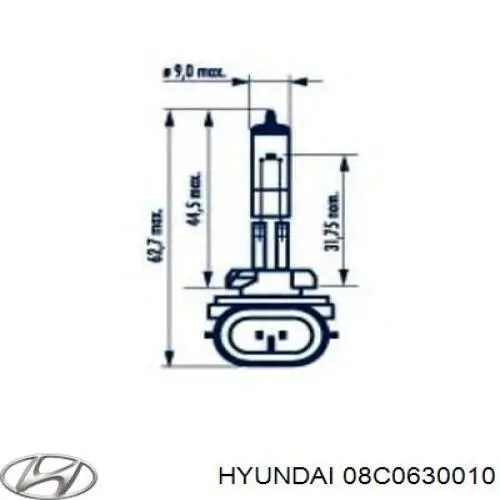 08C0630010 Hyundai/Kia лампочка