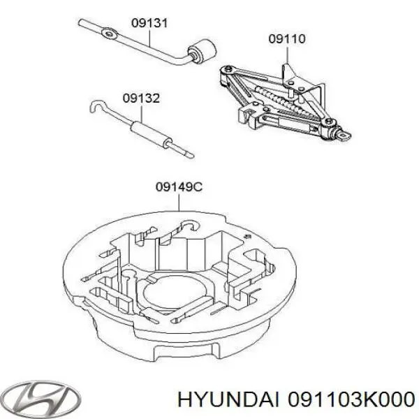  091103K000 Hyundai/Kia