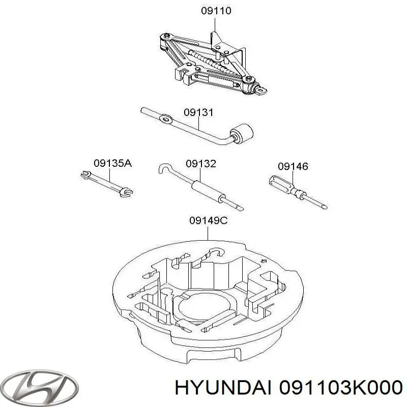  Hyundai/Kia 091103K000 цена, от 57.01 USD