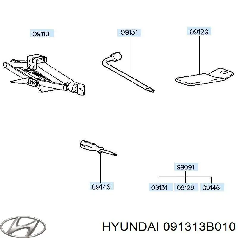  091313B010 Hyundai/Kia