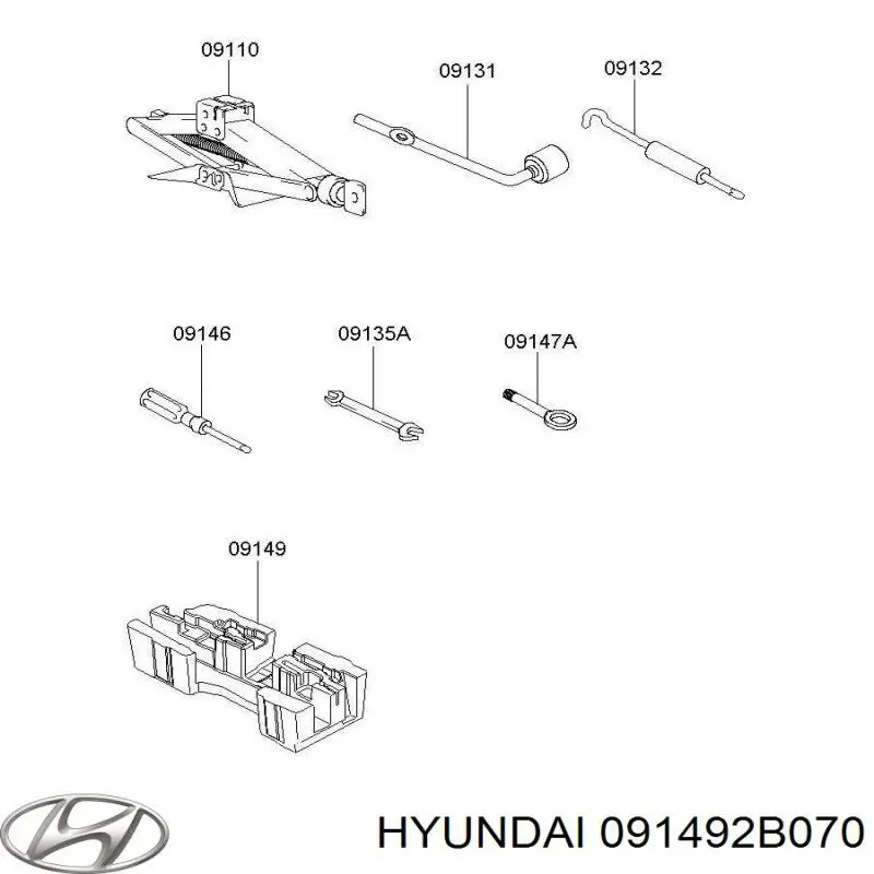 091492B070 Hyundai/Kia 