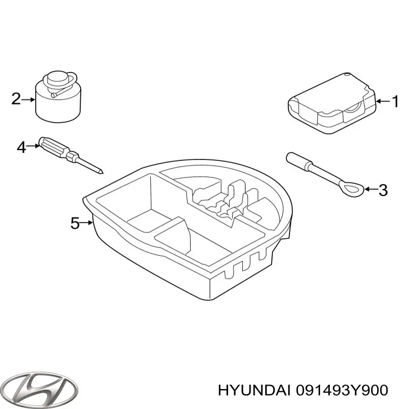  Hyundai/Kia 091493Y900 цена, от 17.80 USD