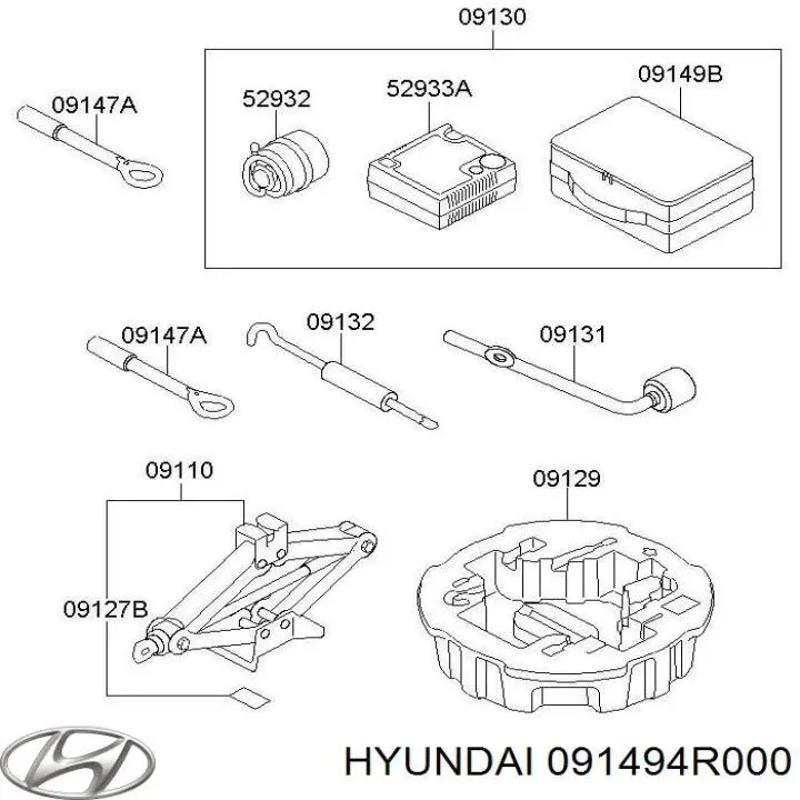 091494R000 Hyundai/Kia 