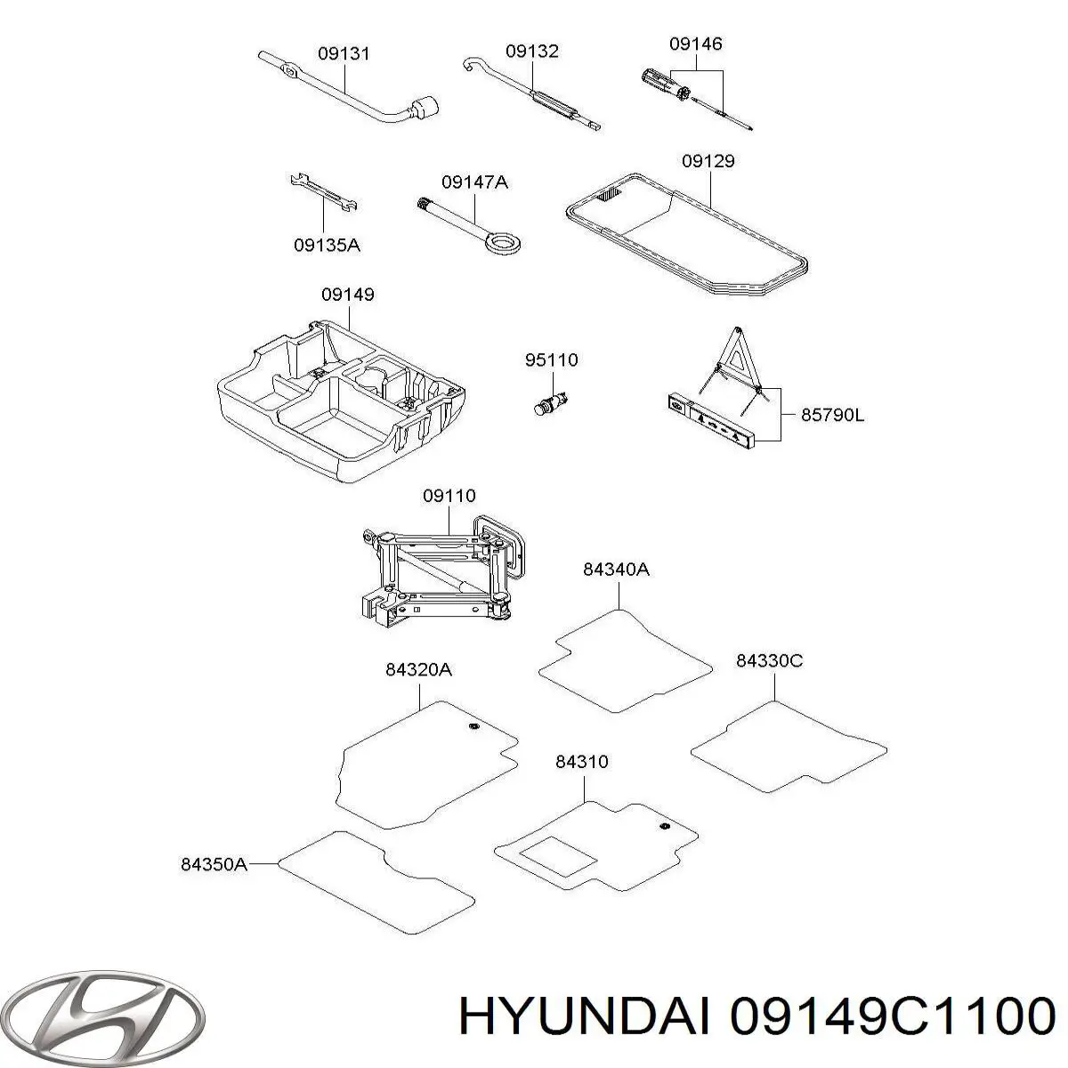  09149C1100 Hyundai/Kia