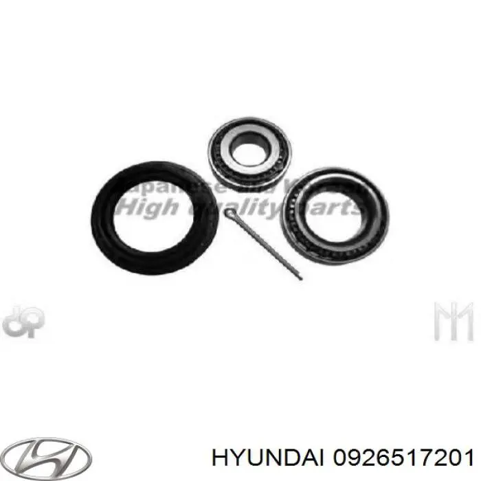 Подшипник ступицы задней наружный 0926517201 Hyundai/Kia