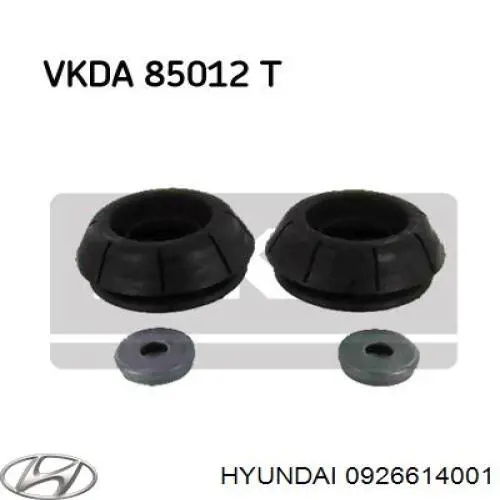 Подшипник опорный амортизатора переднего 0926614001 Hyundai/Kia