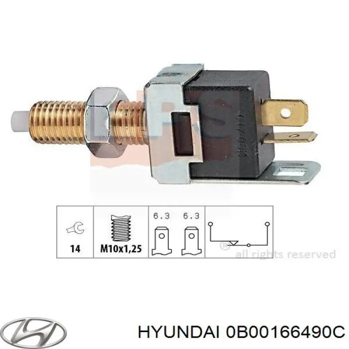 Лягушка Hyundai/Kia 0B00166490C цена, от 4.24 USD