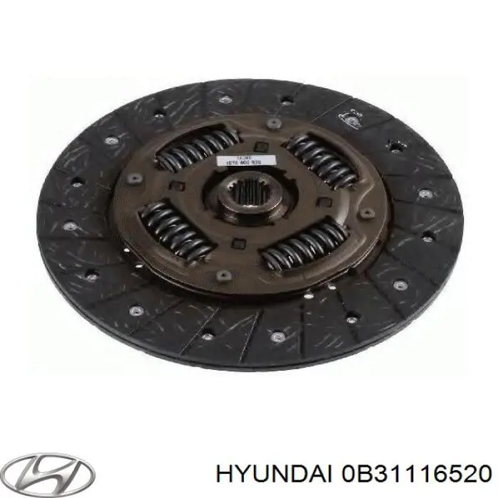 0B31116520 Hyundai/Kia forquilha de embraiagem