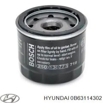 0B63114302 Hyundai/Kia Масляный фильтр двигателя