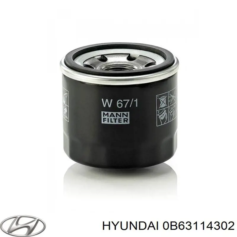 Фильтр очистки масла центробежный Hyundai/Kia 0B63114302 цена, от 4.89 USD
