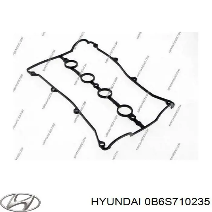 Прокладка клапанной крышки 0B6S710235 Hyundai/Kia