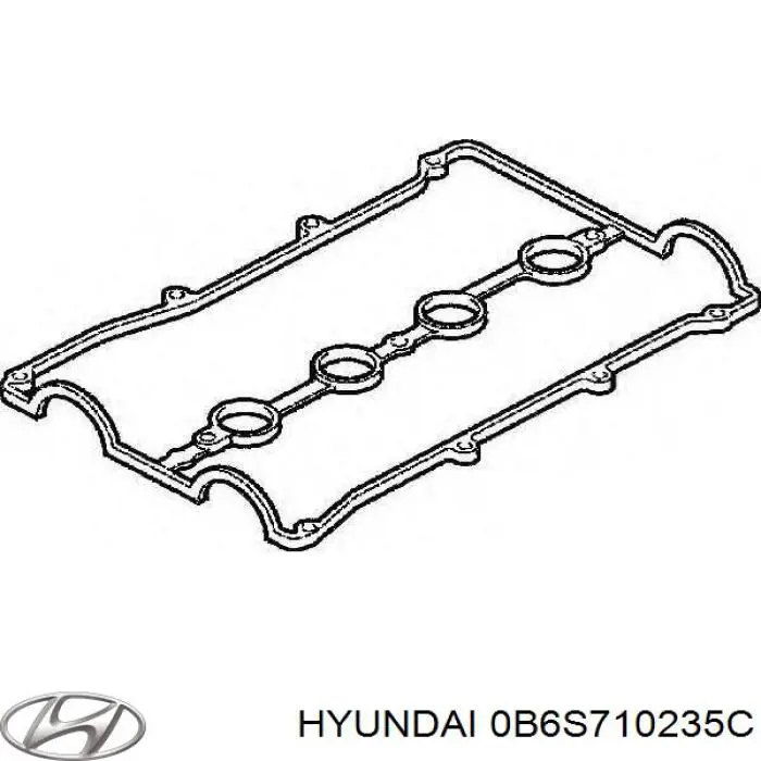 Купить 0B6S710235C Hyundai/Kia Прокладка клапанной крышки двигателя