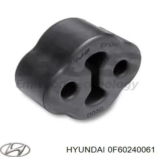 Подушка крепления глушителя Hyundai/Kia 0F60240061 цена, от 1.36 USD