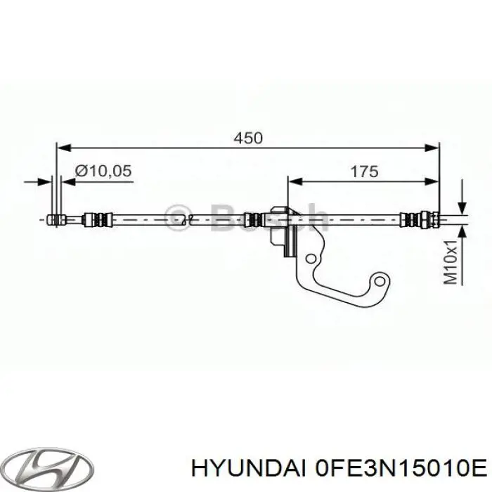 Помпа 0FE3N15010E Hyundai/Kia