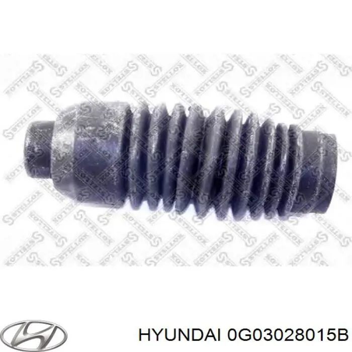 0G03028015B Hyundai/Kia bota de proteção de amortecedor traseiro