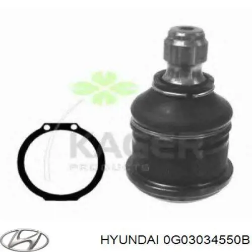 Нижняя шаровая опора 0G03034550B Hyundai/Kia