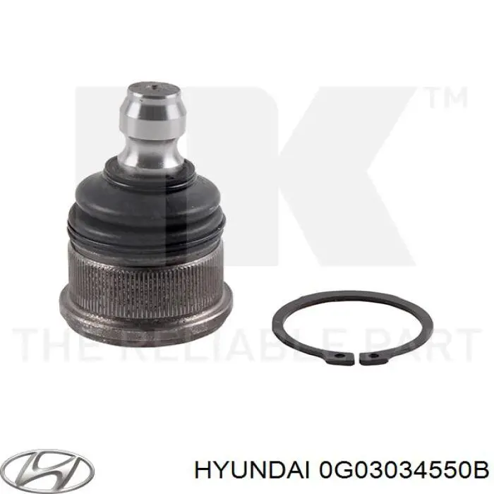 Шаровая опора, нижняя Hyundai/Kia 0G03034550B цена, от 11.44 USD