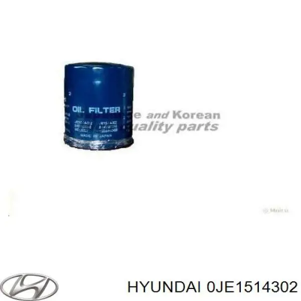 Фільтр масляний грубої очистки (повнопотоковий ф.) 0JE1514302 Hyundai/Kia