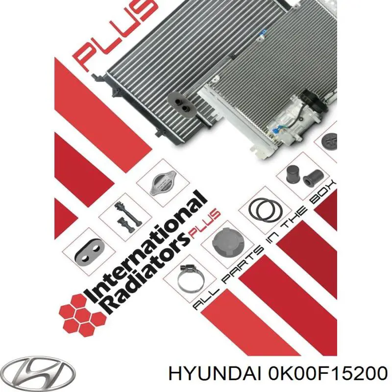 Купить 0K00F15200 Hyundai/Kia Радиатор водяной