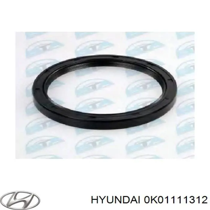 0K01111312 Hyundai/Kia сальник коленвала двигателя задний