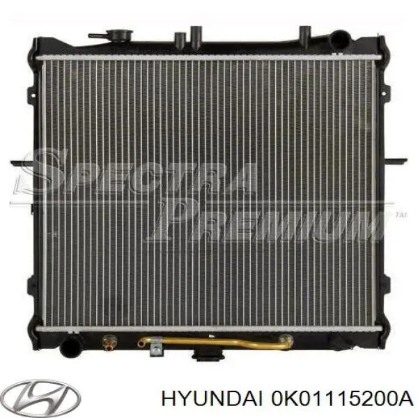 0K01115200A Hyundai/Kia радиатор