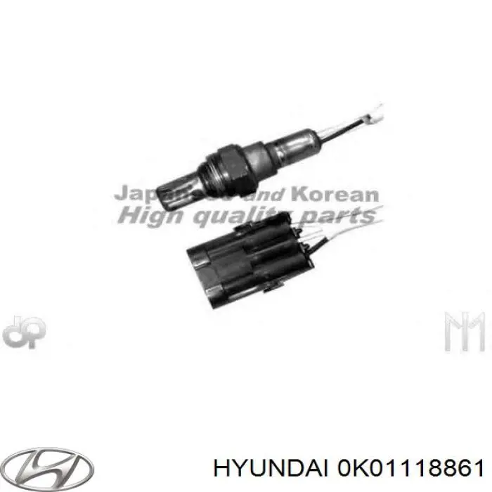 Лямбдазонд, датчик кислорода до катализатора Hyundai/Kia 0K01118861 цена, от 38.53 USD