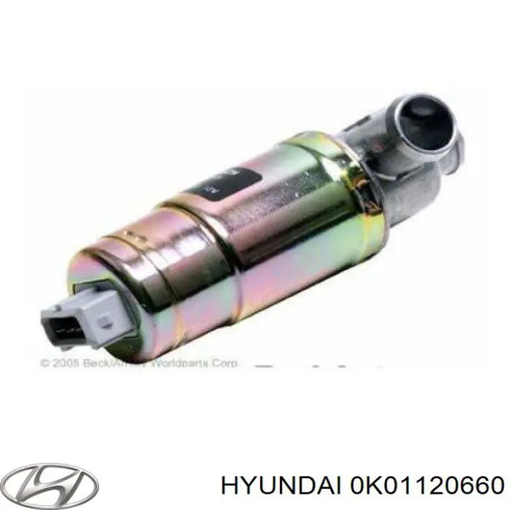 Клапан (регулятор) холостого хода Hyundai/Kia 0K01120660