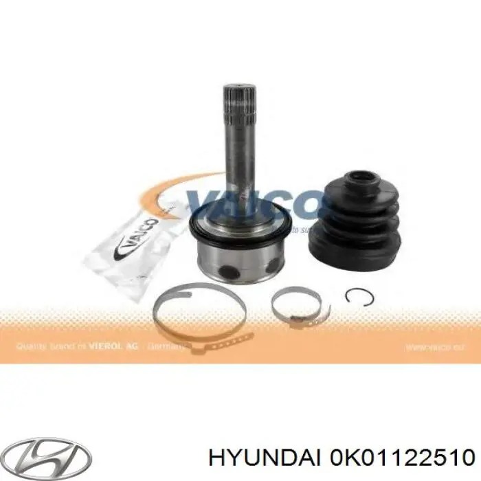 Шарнир угловых скоростей внутренний передний Hyundai/Kia 0K01122510 цена, от 32.24 USD