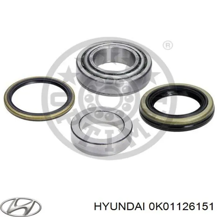 0K01126151 Hyundai/Kia подшипник ступицы задней