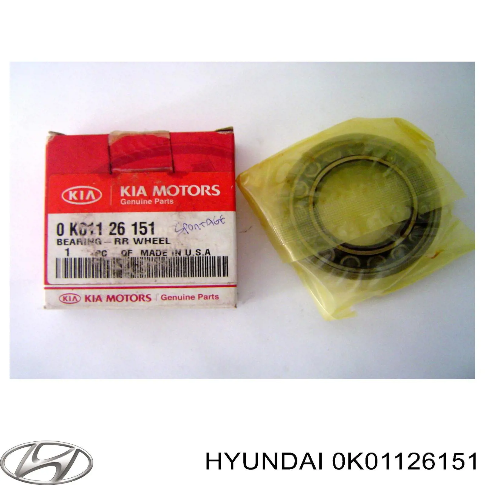 Подшипники задней ступицы Hyundai/Kia 0K01126151 цена, от 31.71 USD