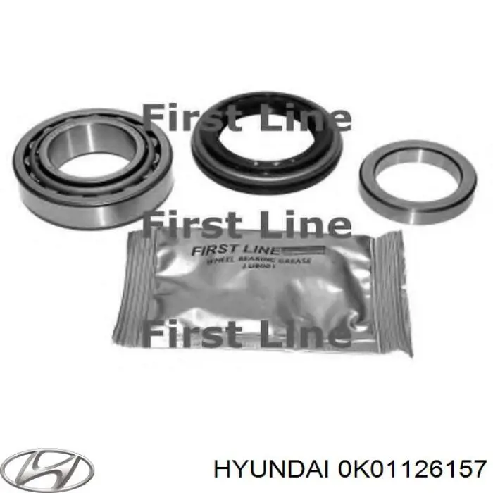 Sello De Aceite Cubo Trasero Exterior 0K01126157 Hyundai/Kia