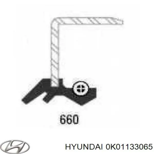 Сальник передней ступицы внутренний Hyundai/Kia 0K01133065 цена, от 2.61 USD