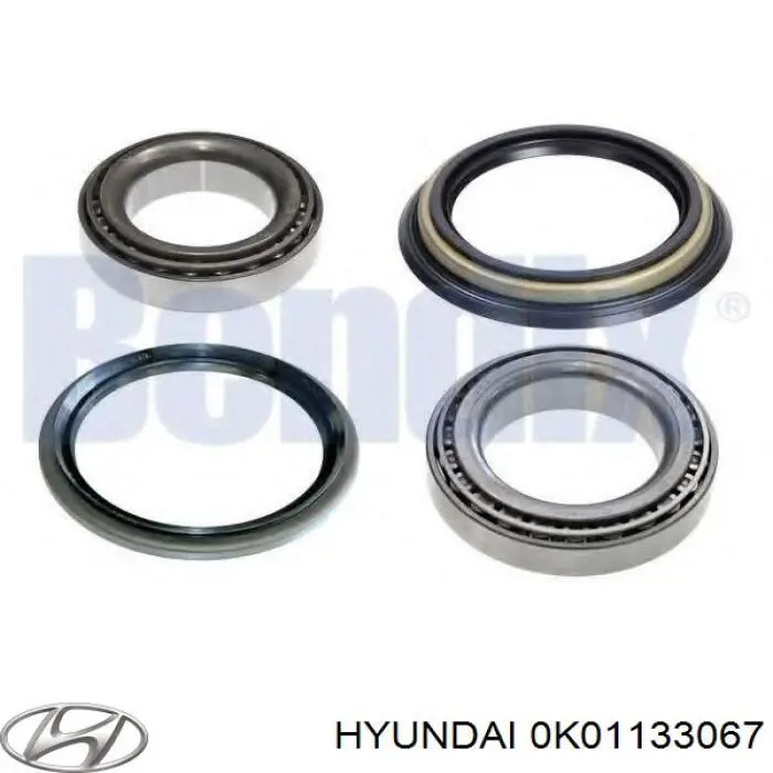 0K011-33067 Hyundai/Kia сальник передней ступицы