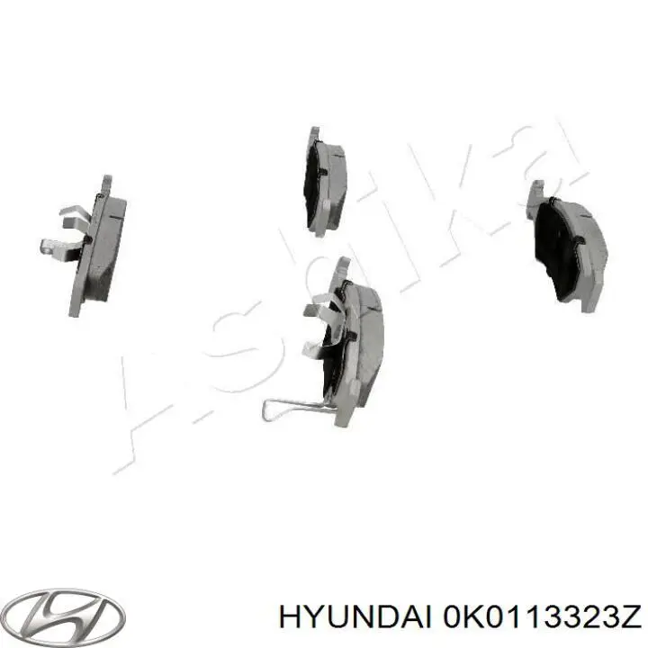 Купить 0K0113323Z Hyundai/Kia Колодки тормозные