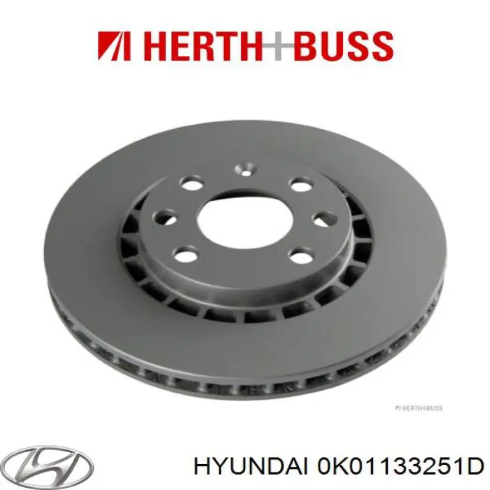 Передний тормозной диск Hyundai/Kia 0K01133251D
