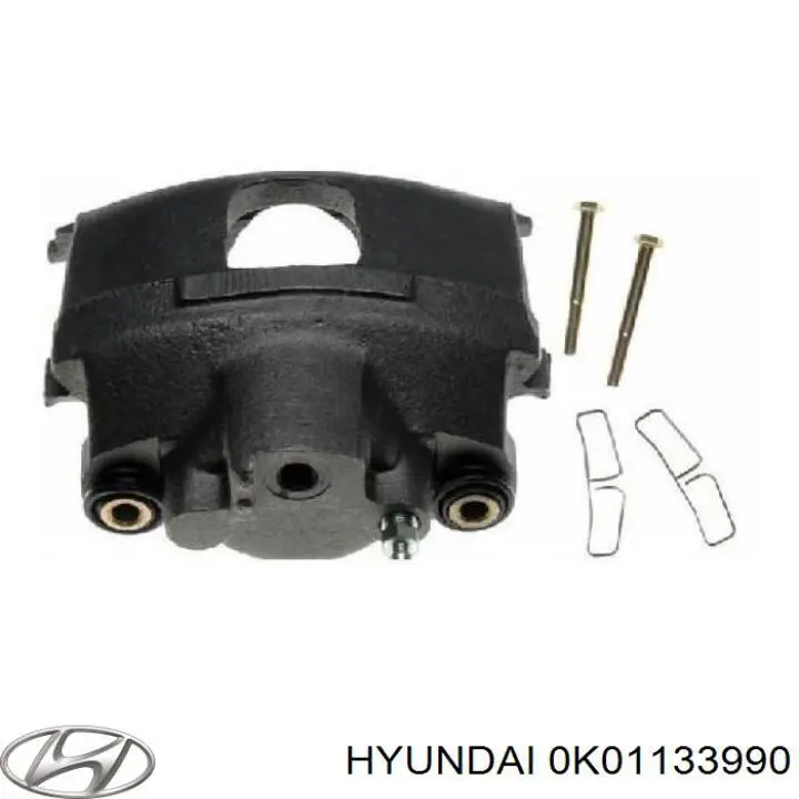 Купить 0K01133990 Hyundai/Kia Суппорт тормозной передний левый