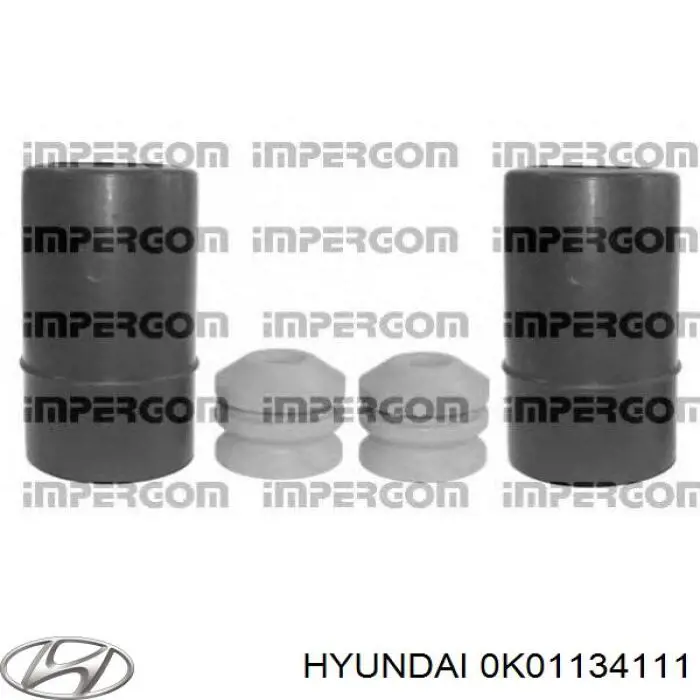 0K01134111 Hyundai/Kia pára-choque (grade de proteção de amortecedor dianteiro)