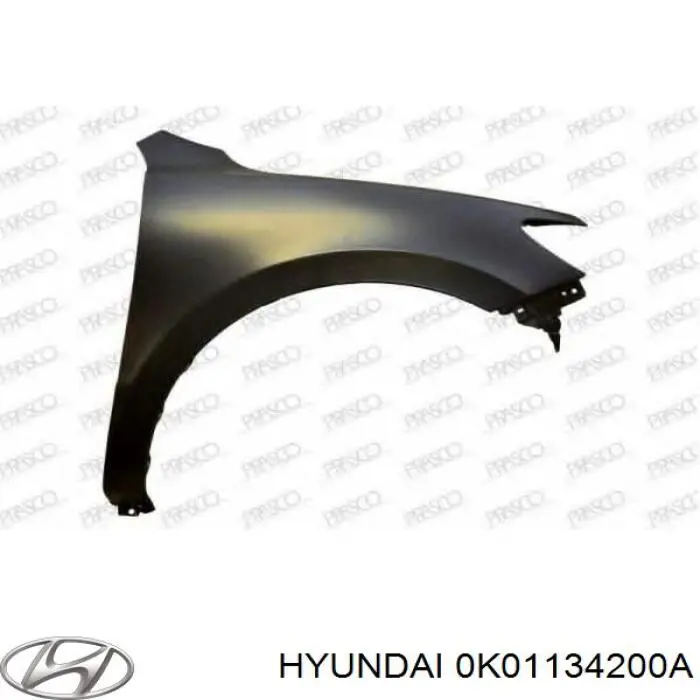 Купить 0K01134200A Hyundai/Kia Рычаг передней подвески верхний левый/правый