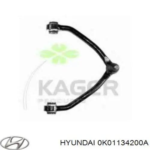 Barra oscilante, suspensión de ruedas delantera, superior izquierda/derecha 0K01134200A Hyundai/Kia