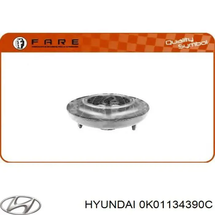 Купить 0K01134390C Hyundai/Kia Опора переднего амортизатора