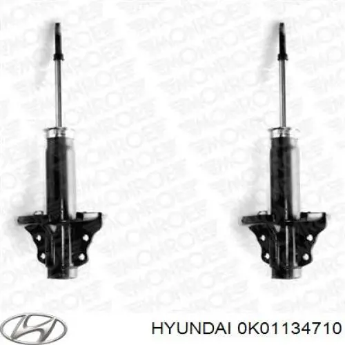 Купить 0K01134710 Hyundai/Kia Амортизатор передней подвески