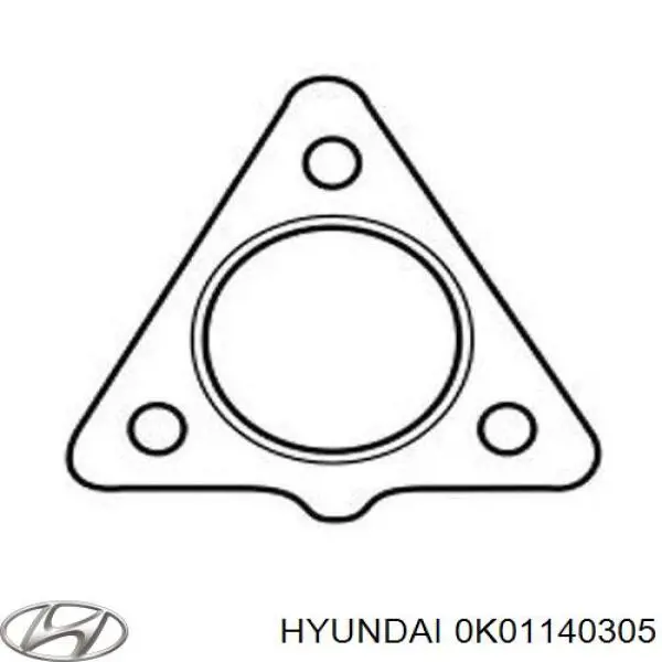 Купить 0K01N40305 Hyundai/Kia Уплотнитель приемной трубы глушителя