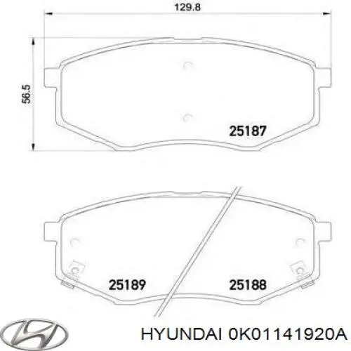 Купить 0K01141920A Hyundai/Kia Рабочий цилиндр сцепления